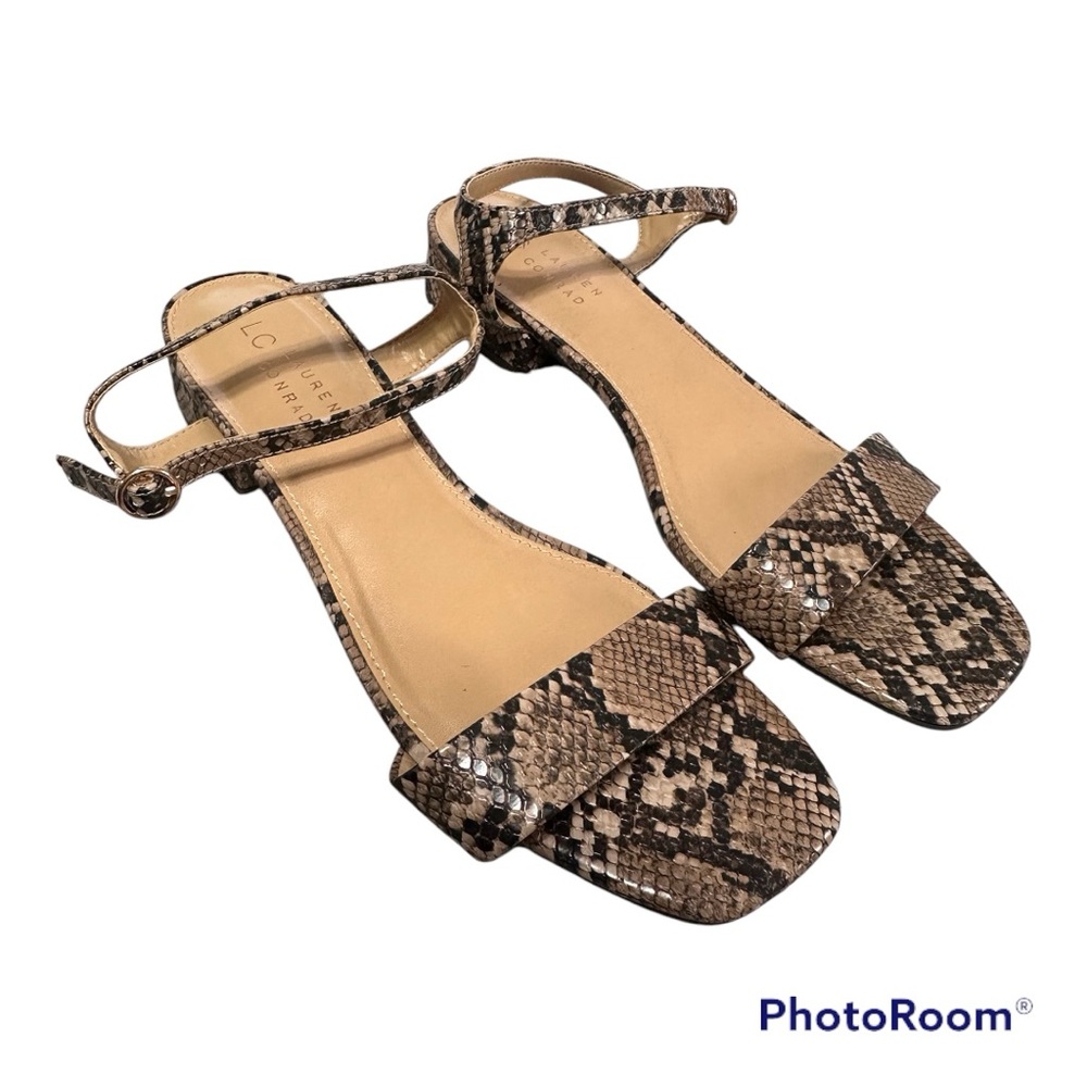 Lauren Conrad Snake Sandals - Size 10